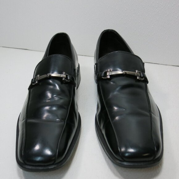 Kenneth Cole New York Horse Bit Leather Dress Loafers Footwear Men\'s Shoes 9.5 main image 4